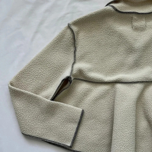 Urban Outfitters Posie Fleece Half Zip Sweatshirt - Picture 6 of 7